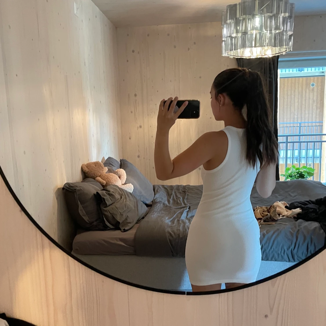 Bershka vit klänning - 90