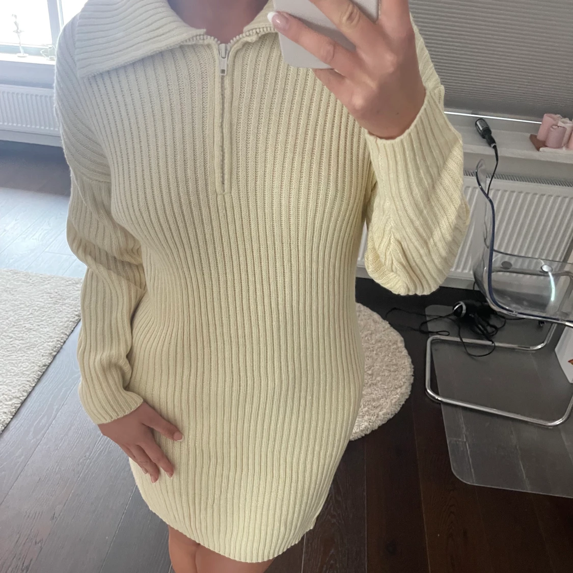 Stickad klänning - 90