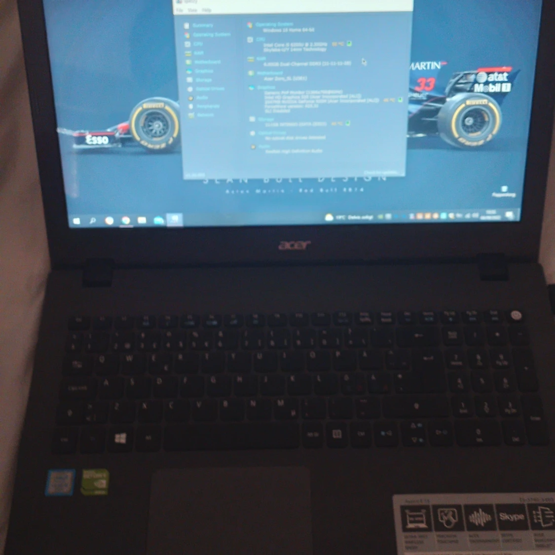 Acer aspire E 15 laptop