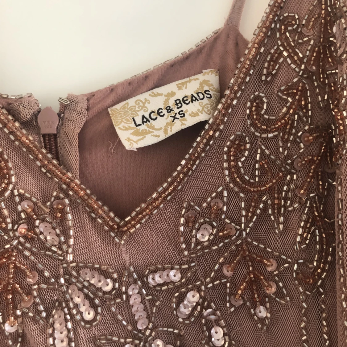 Maxiklänning med paljetter - 91