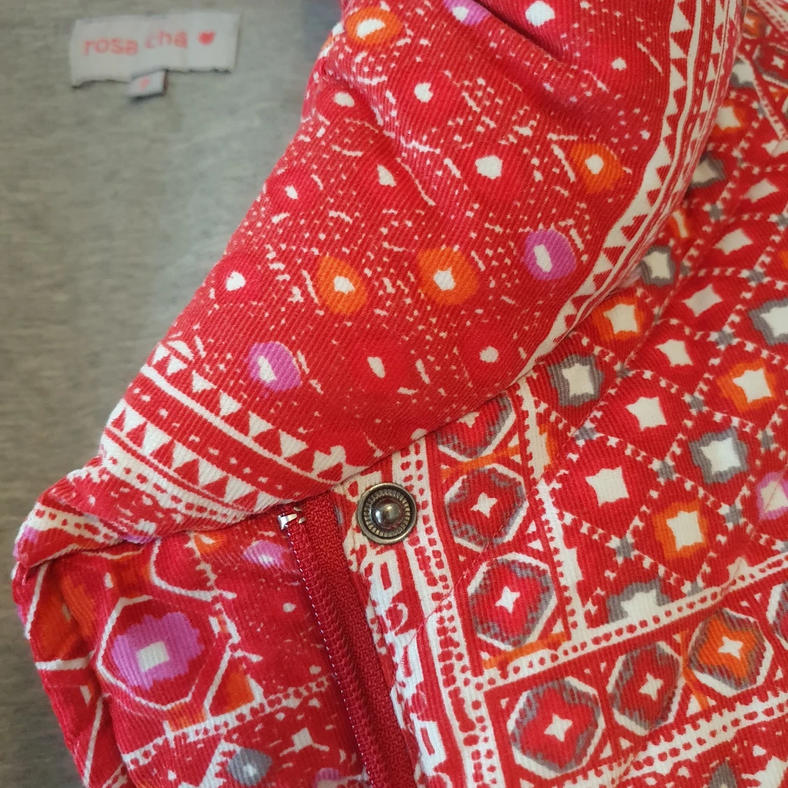 Fin mönstrad pufferjacka  - 91