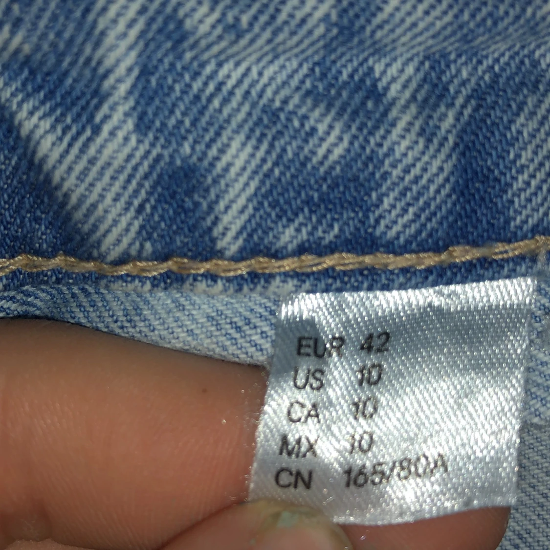 baggy jeans med hål - 91