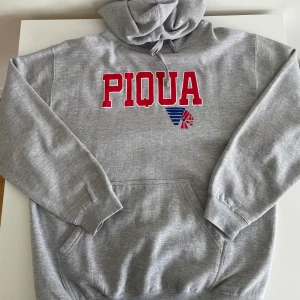 Vintage hoodie grå oversized - Vintage oversized hoodie Piqua ca 90s