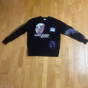 Zara crewneck  - Svart crewneck från Zara, storlek M