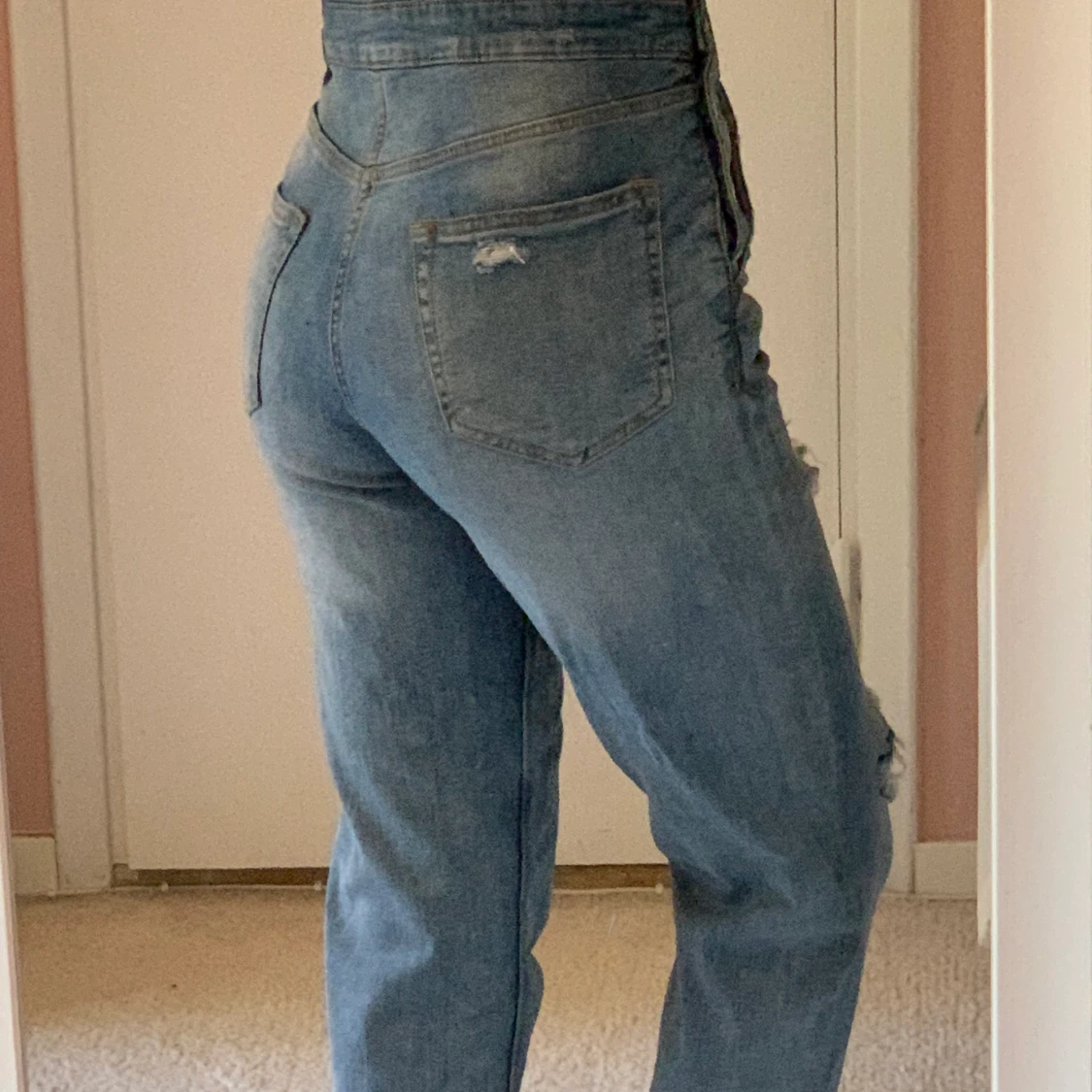 Jeans hängsel byxor - 91