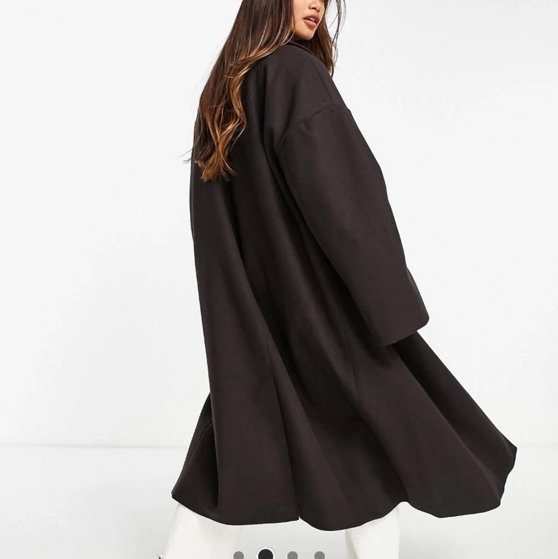 Brun oversized kapp  - 90