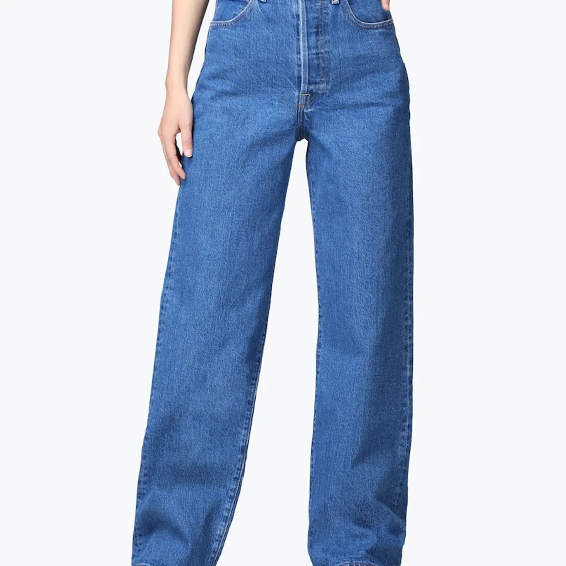Levis byxor, Ribcage Straight Ankle Mörk Blå Jeans - 90