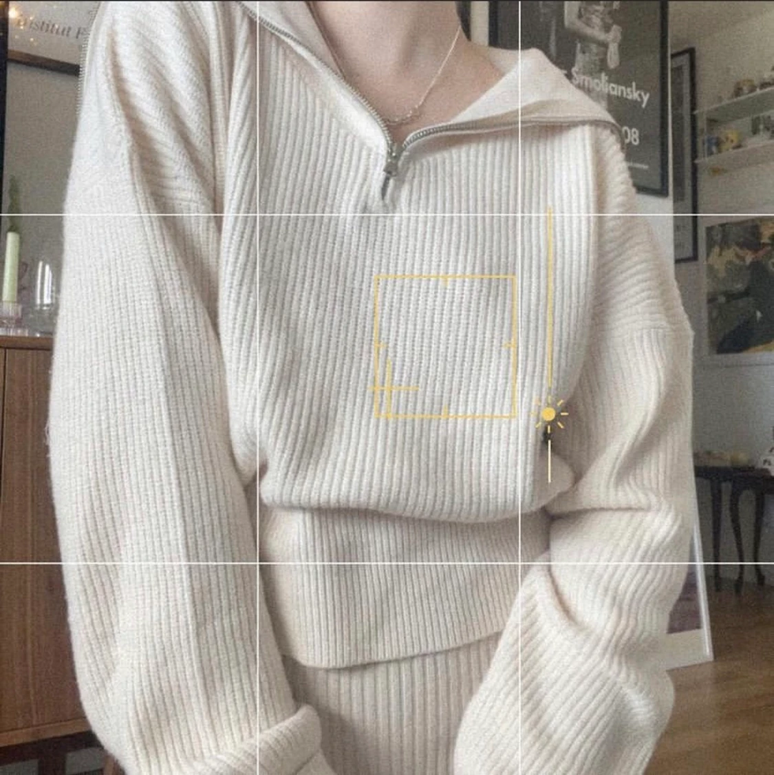 Zipper sweater
