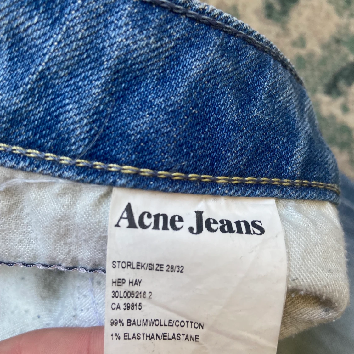 acne low waisted jeans  - 91