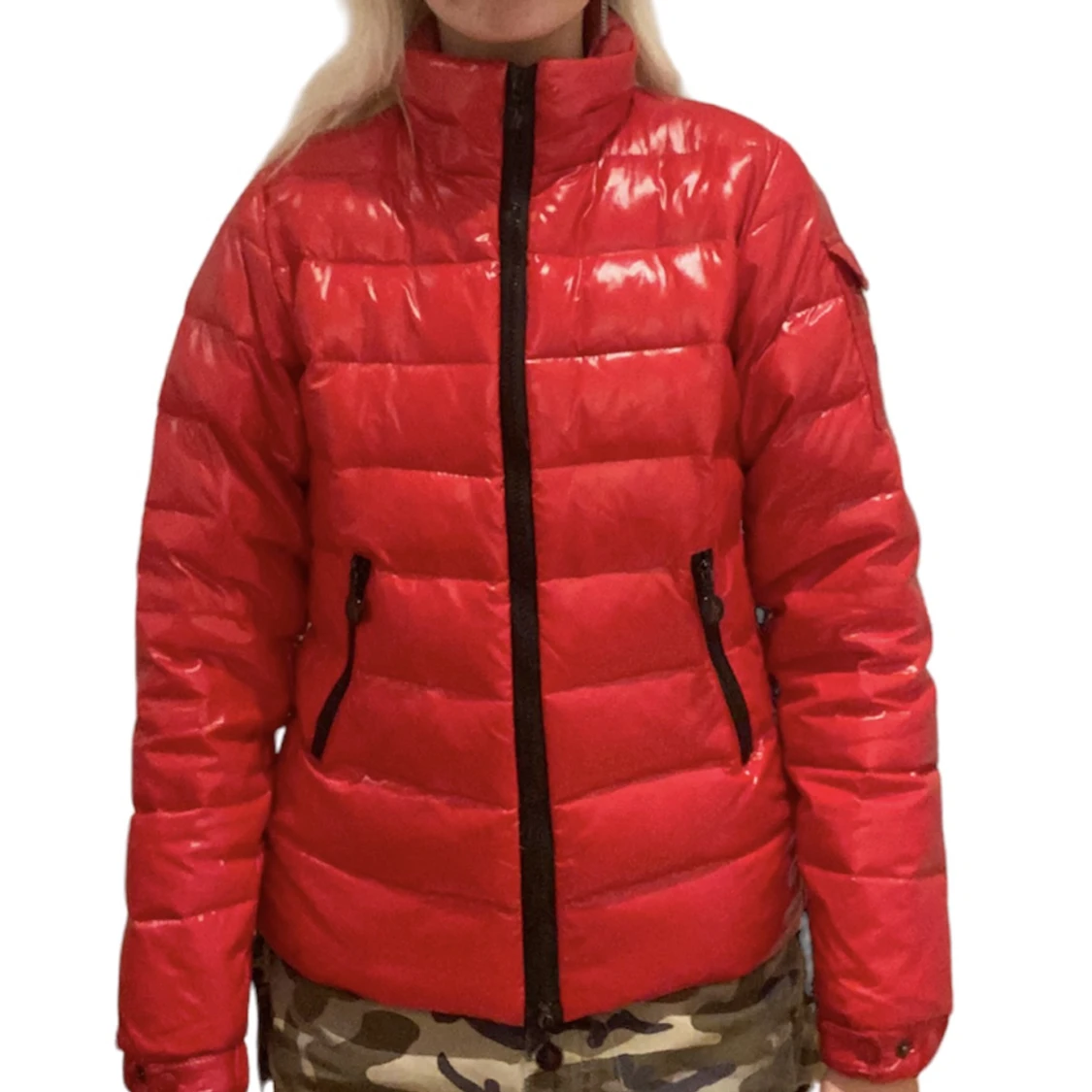 Röd Moncler jacka - 90