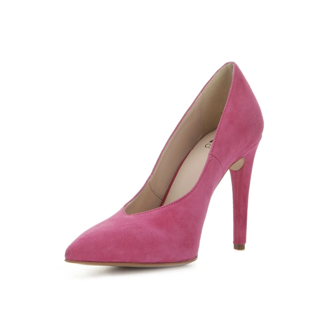 Davie från K.Cobler, pumps i cerise mocka  - 91