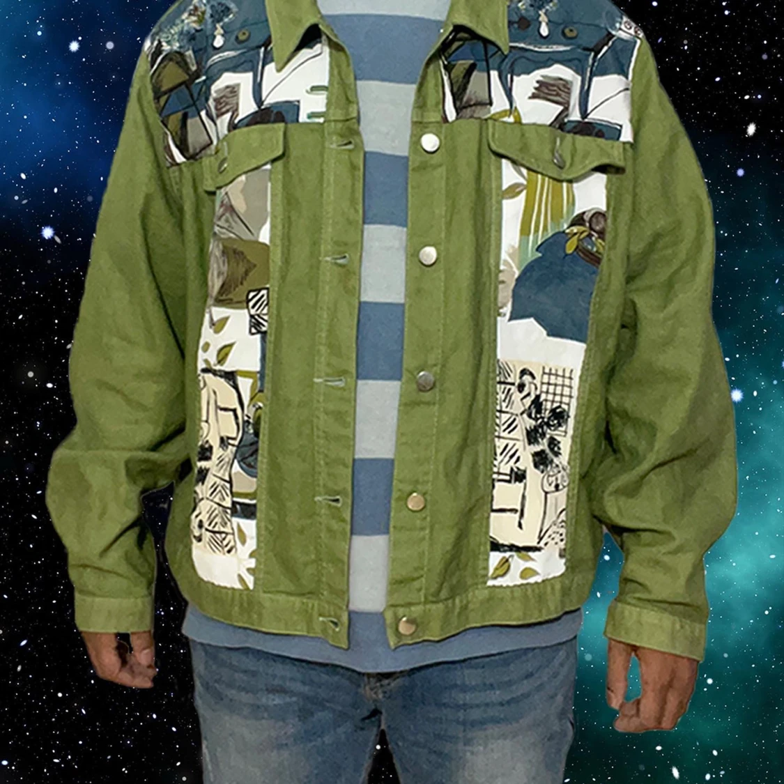 1/1 upcycled jacket - 91