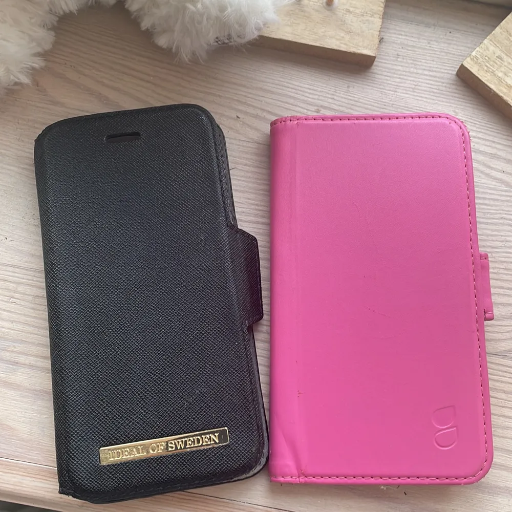 Två jätte bra skal till iPhone 6,7,8. Tycker verkligen om dem. Den rosa säljer jag för 30kr och den svarta för 40kr. Övrigt.