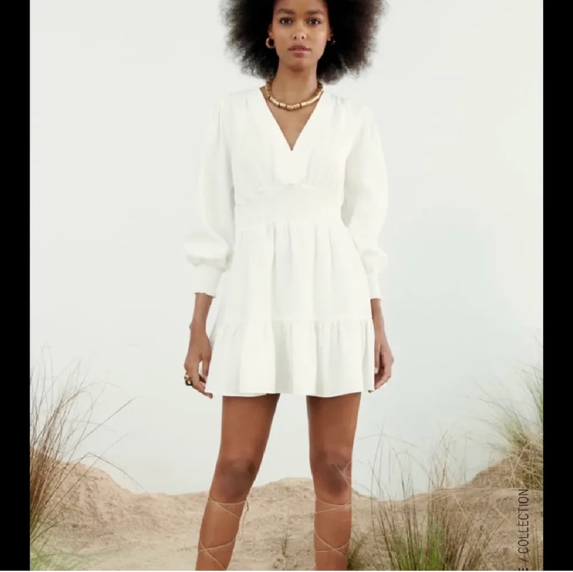 Zara klänning linne