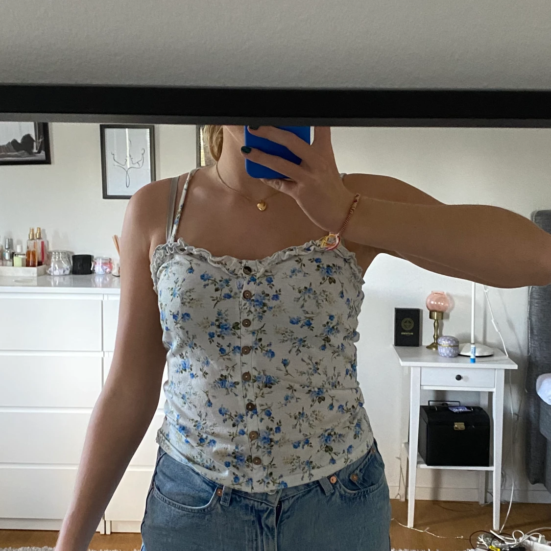 Blommigt linne  - 90