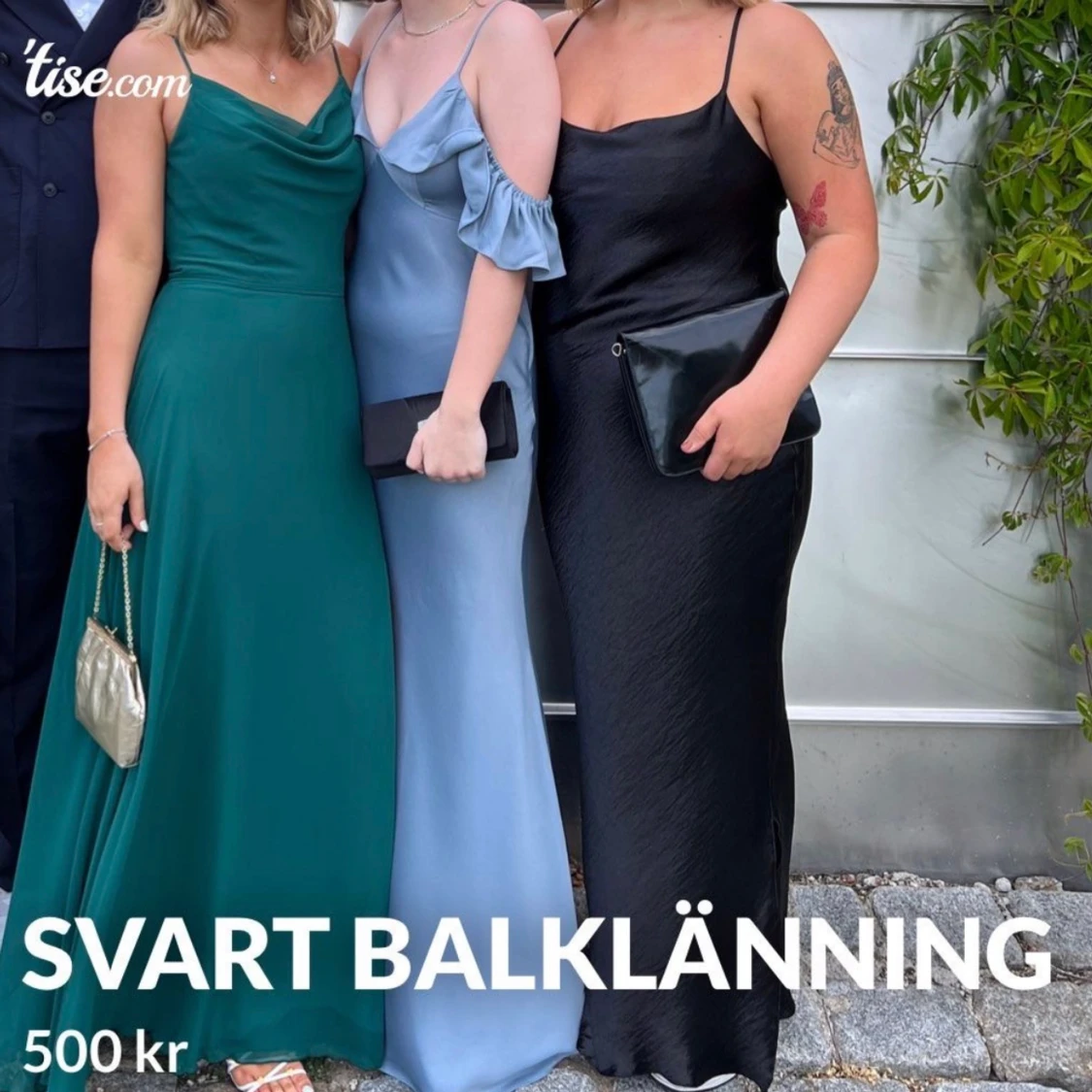 Svart Balklänning