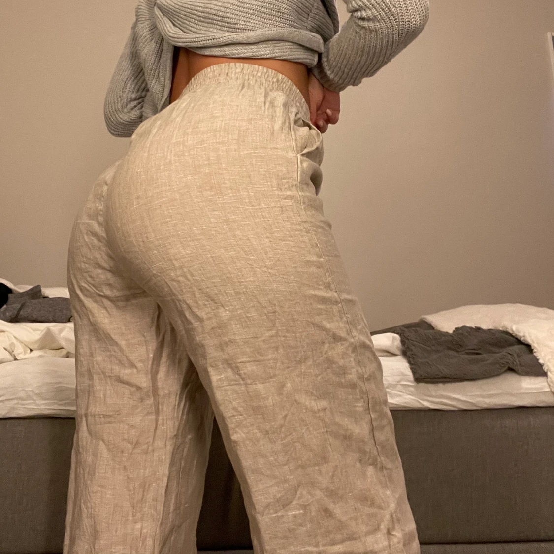 Linnebyxor Gina Tricot storlek 32 - 90