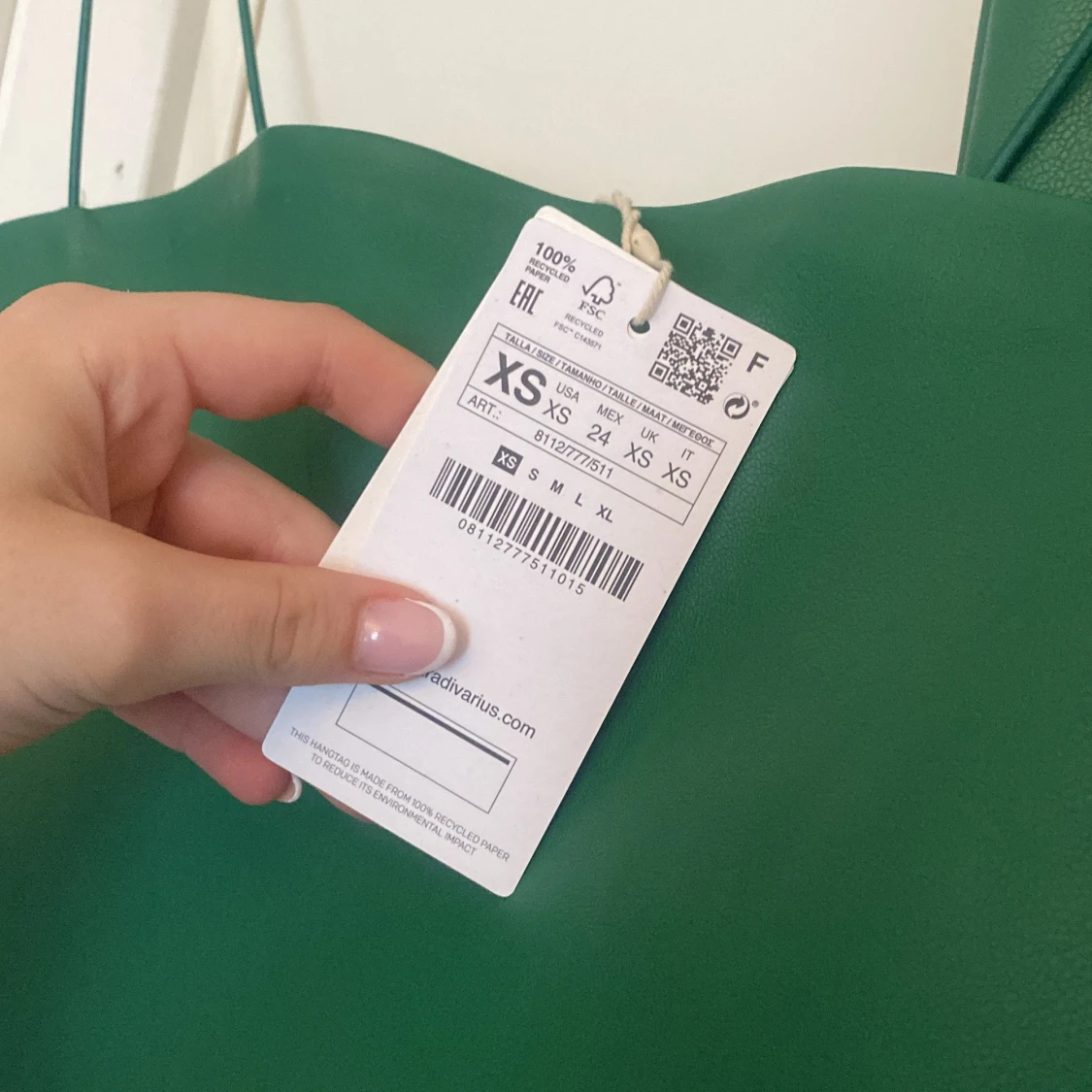 Grönt ”läder” sett - 91