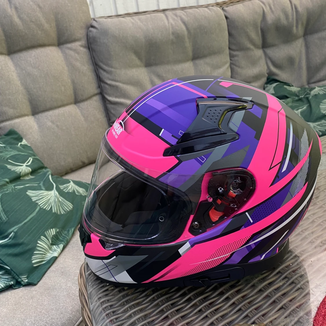 moppehjälm / MC hjälm  - 90