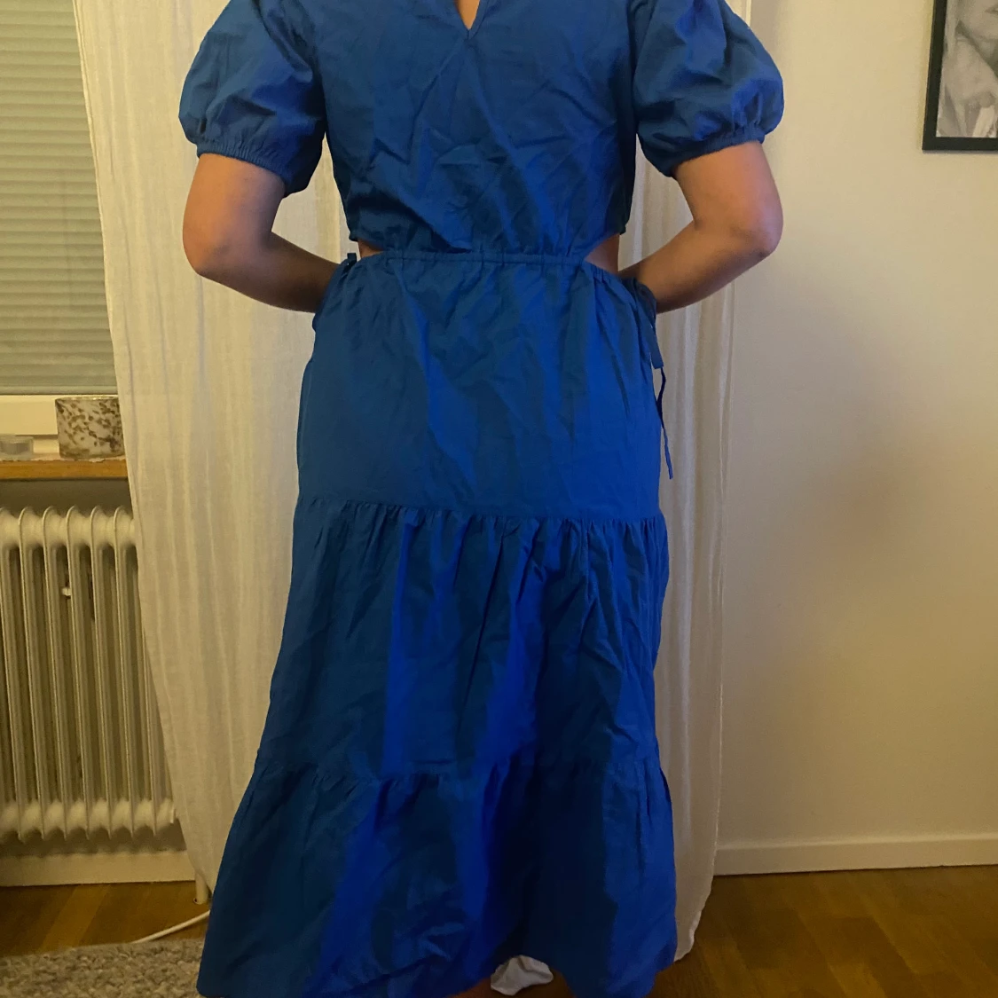 Koboltblå midiklänning (nyskick) - 91