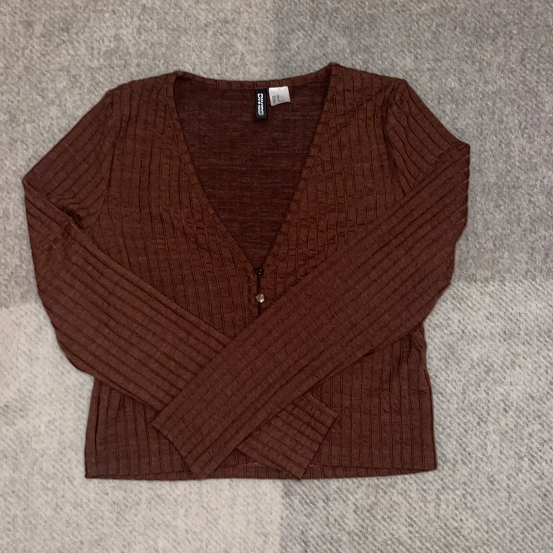 Brown Button Up Cardigan