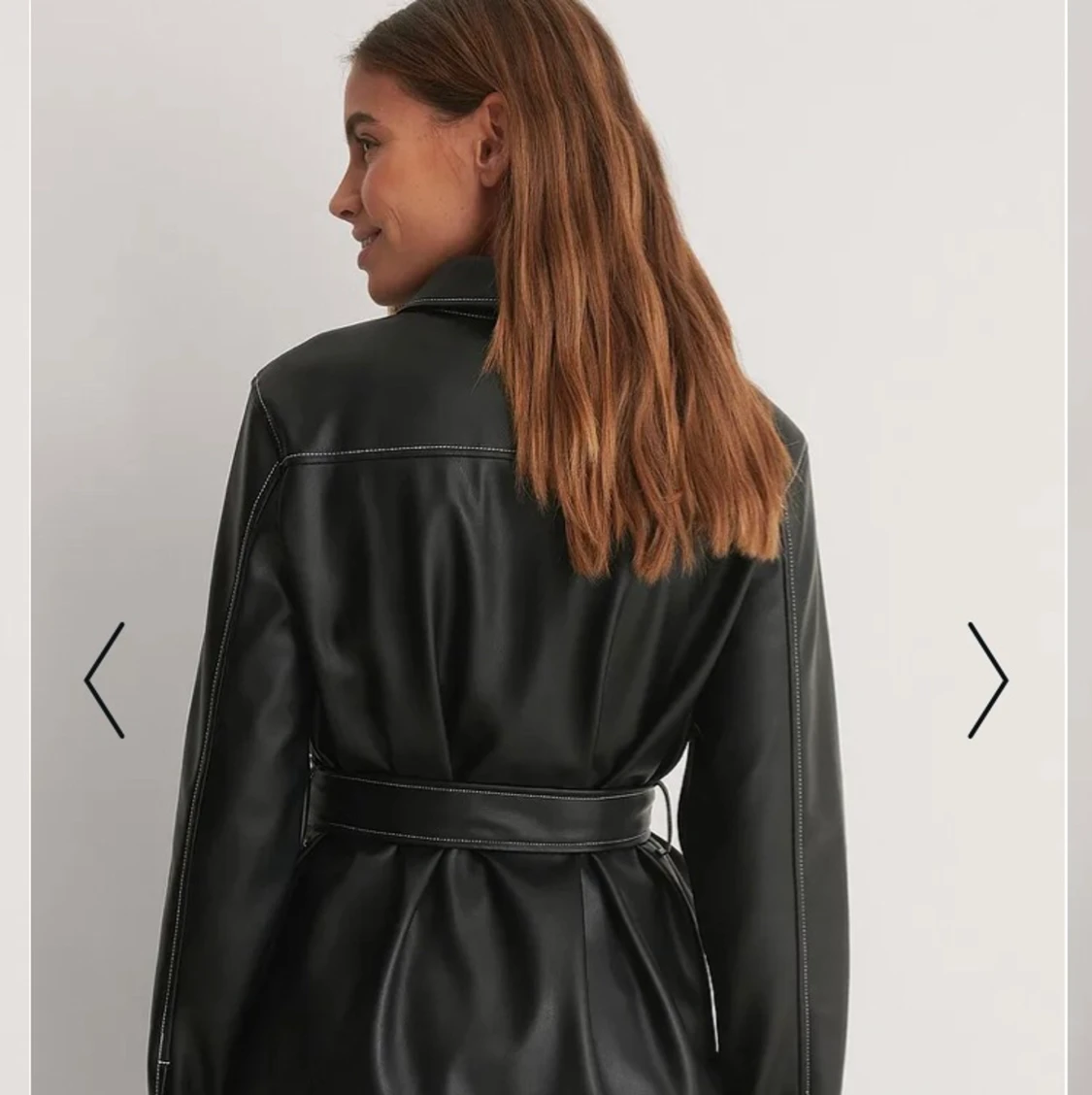 Pu-jacka med bälte - 90