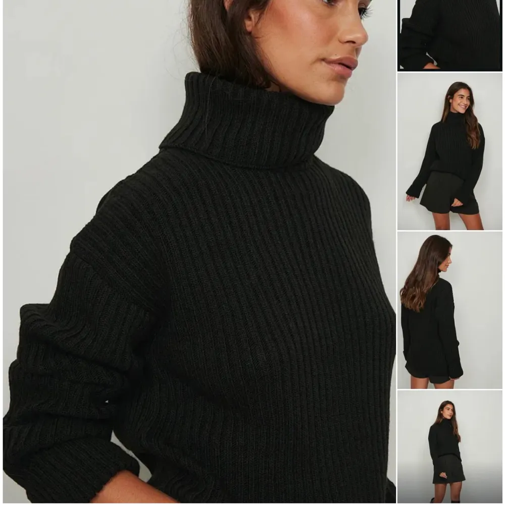 Säljer sådan i färgen (svart) Använd fåtal gånger 1 vinter Strl XS passar även S Skickar gärna egna bilder på tröjan vid intresse!. Stickat.