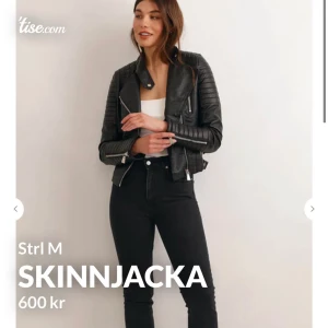 Skinnjacka - En skinnjacka från chiquell anvöbd 3-4 gånger där efter är i bra skick, org pris 800kr säljer för 600kr kan inkomma farskt kostand om det ska skickas annrs möter jag upp nån inom torsby området är i storlek 40 M 