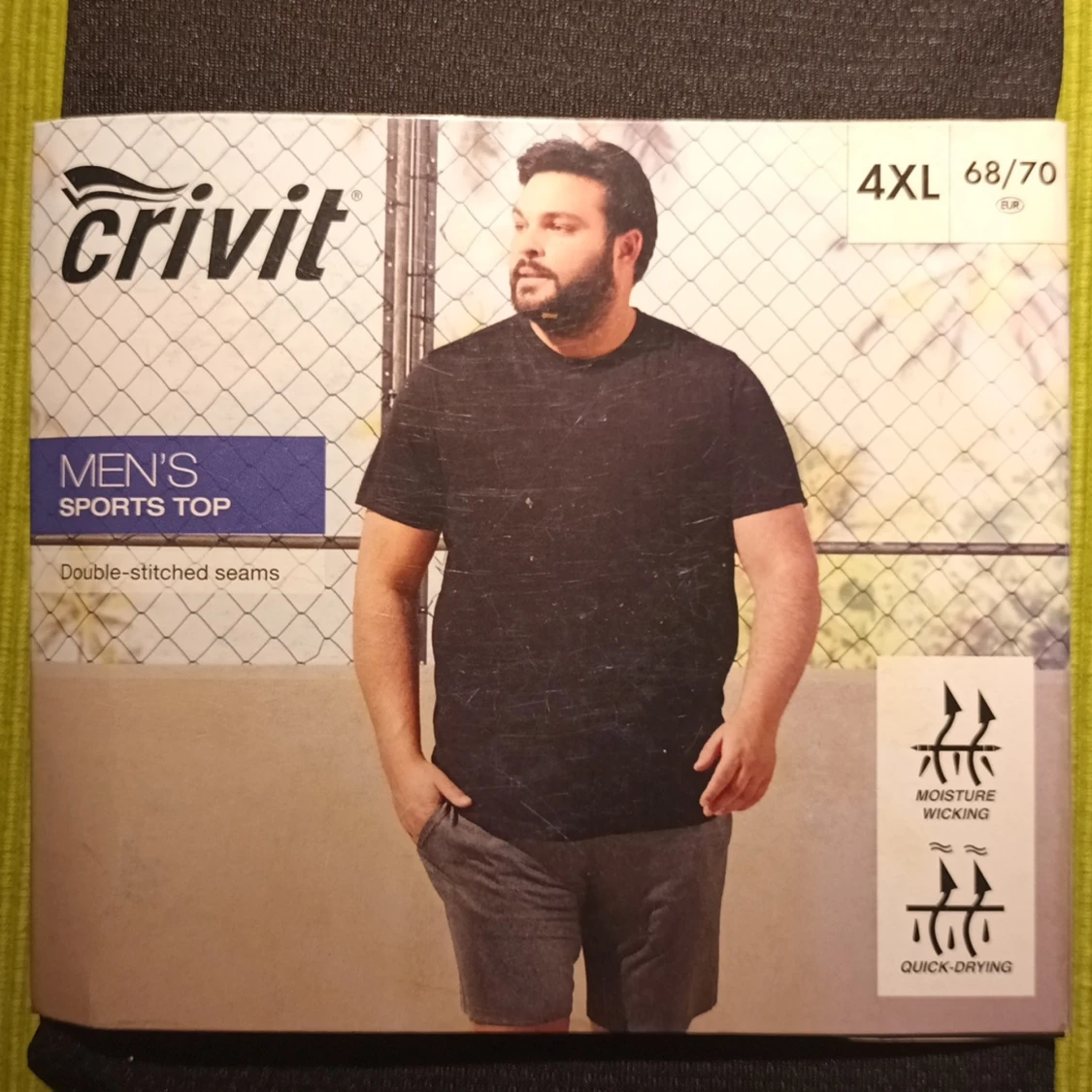 Ny!!! CRIVIT mens sport top. 2st. 4XL - 90