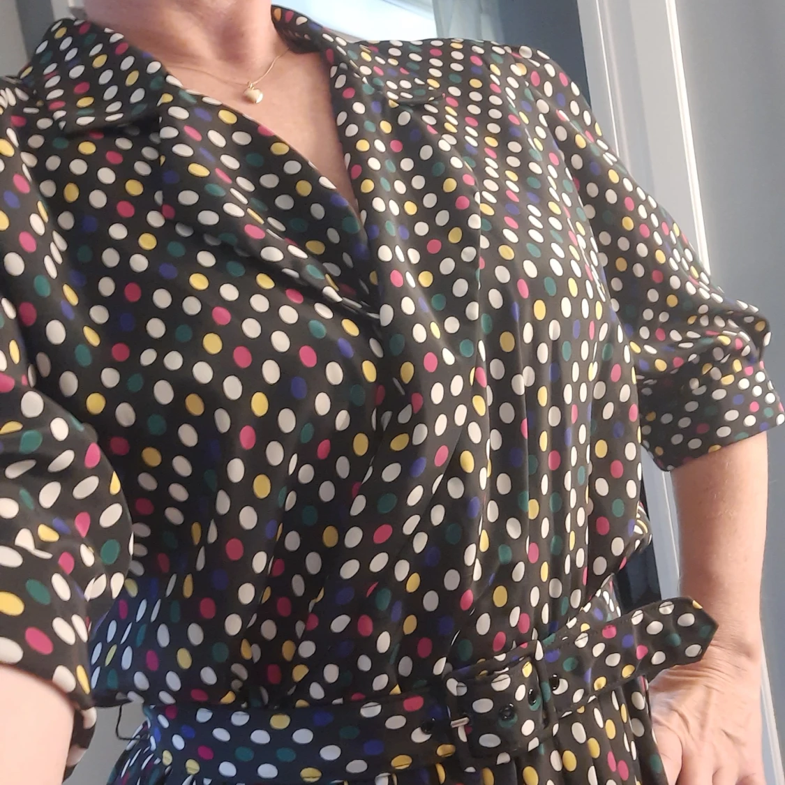 Prickig klänning  - 90