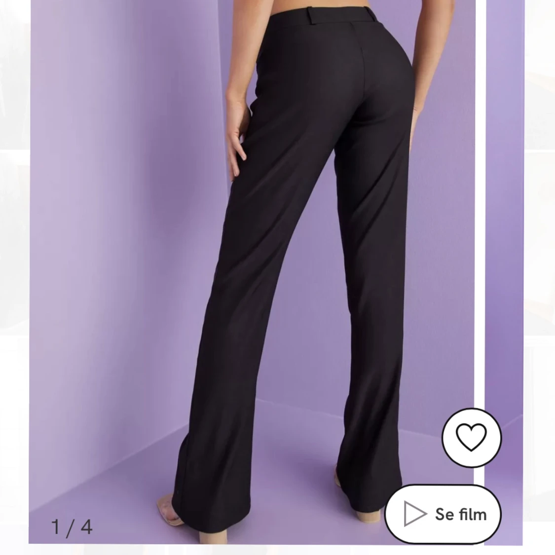Lågmidjade kostymbyxor  - 90