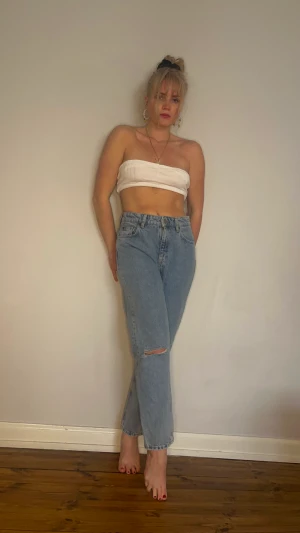 2 par jeans - Ljusblå strl 36 Blå strl 38