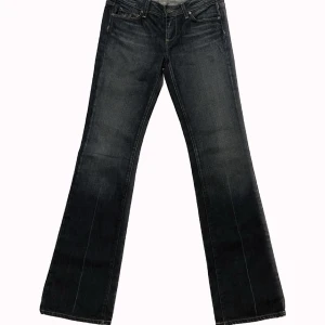 lågmidjade bootcut jeans - lågmidjade Y2K bootcut jeans