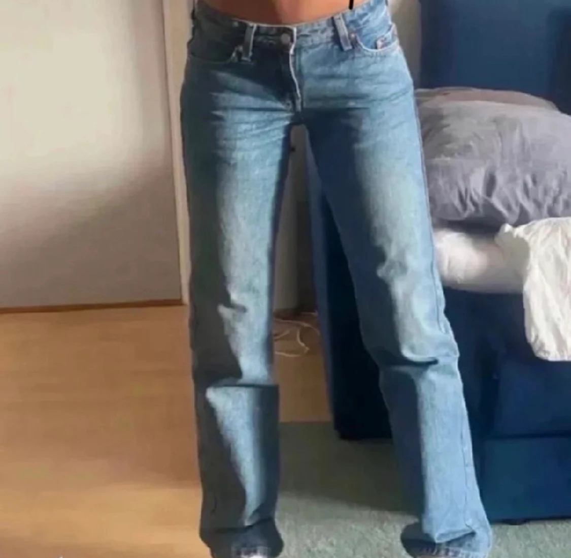 Lågmidjade jeans