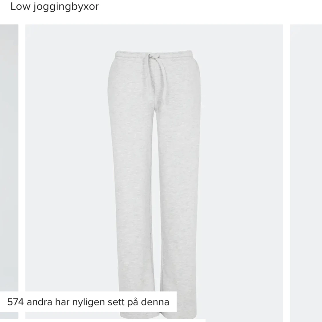 Low Waist mjukisbyxor