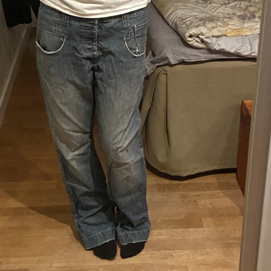 Lågmidjade jeans