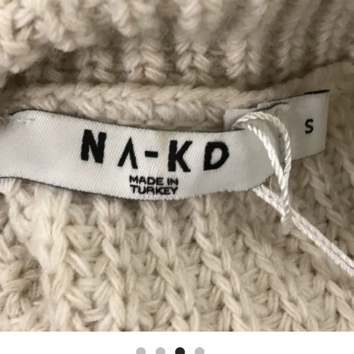 Turtle neck stickad tröja - 90