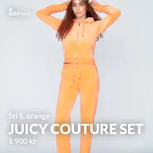 Säljer nu mitt nyinköpta Juicy Couture set i storlek S på både underdel och nederdel. Använt max 4 gånger så precis som nytt.  Färgen är som på bilden.  Annonsen finns även ute på Tise och marketplace. 