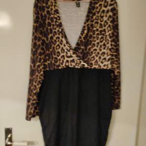 Leopard klänning nyskicl