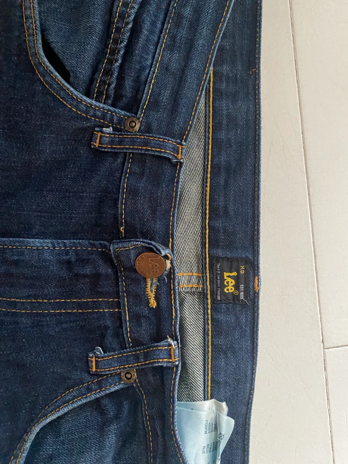 Straight fit lee jeans - 90