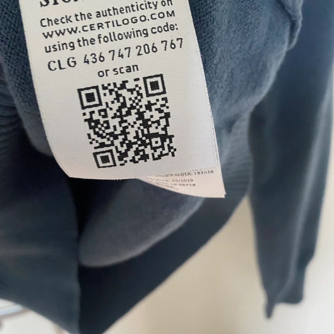 Stickad stone island tröja  - 91