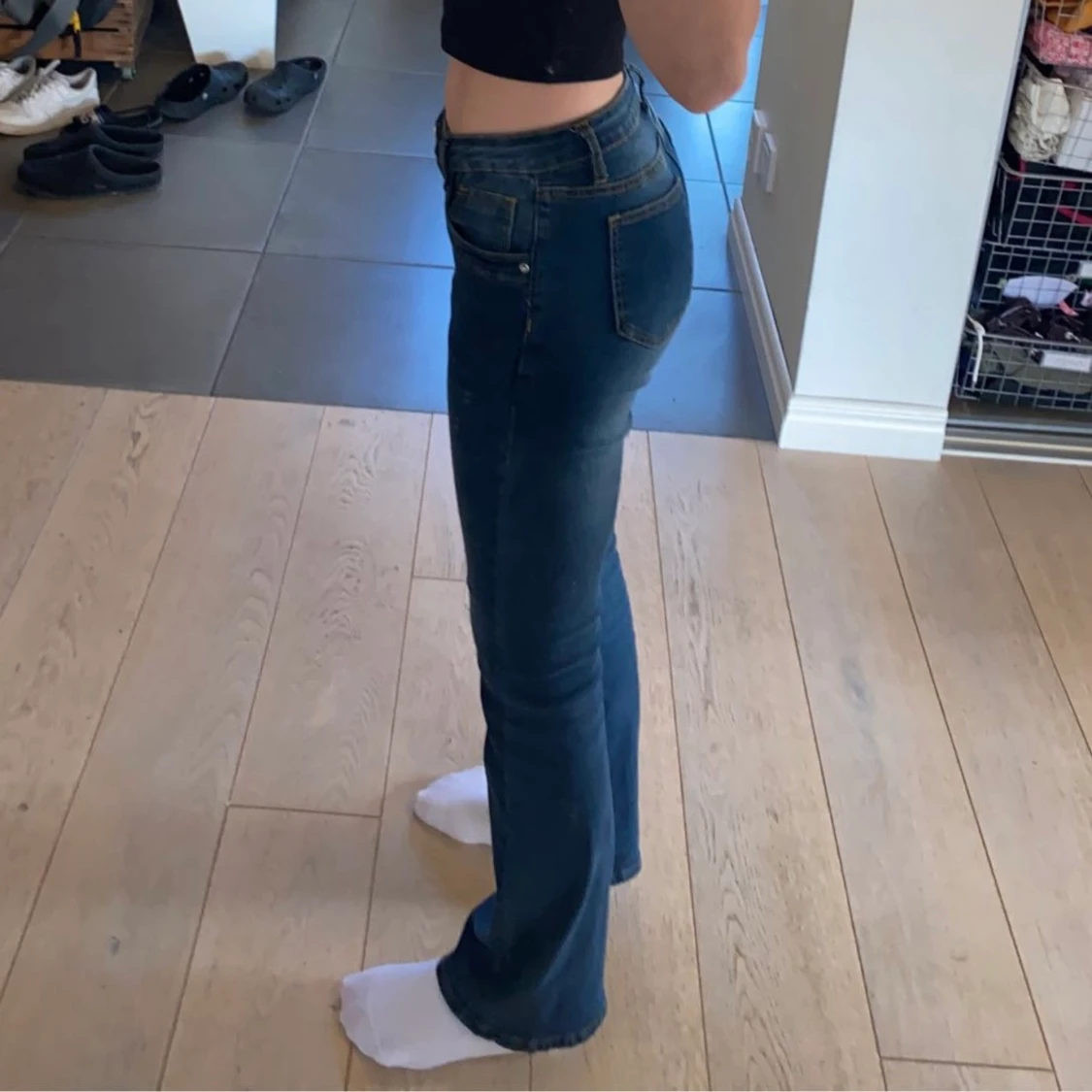 Lågmidjade byxor  - 91