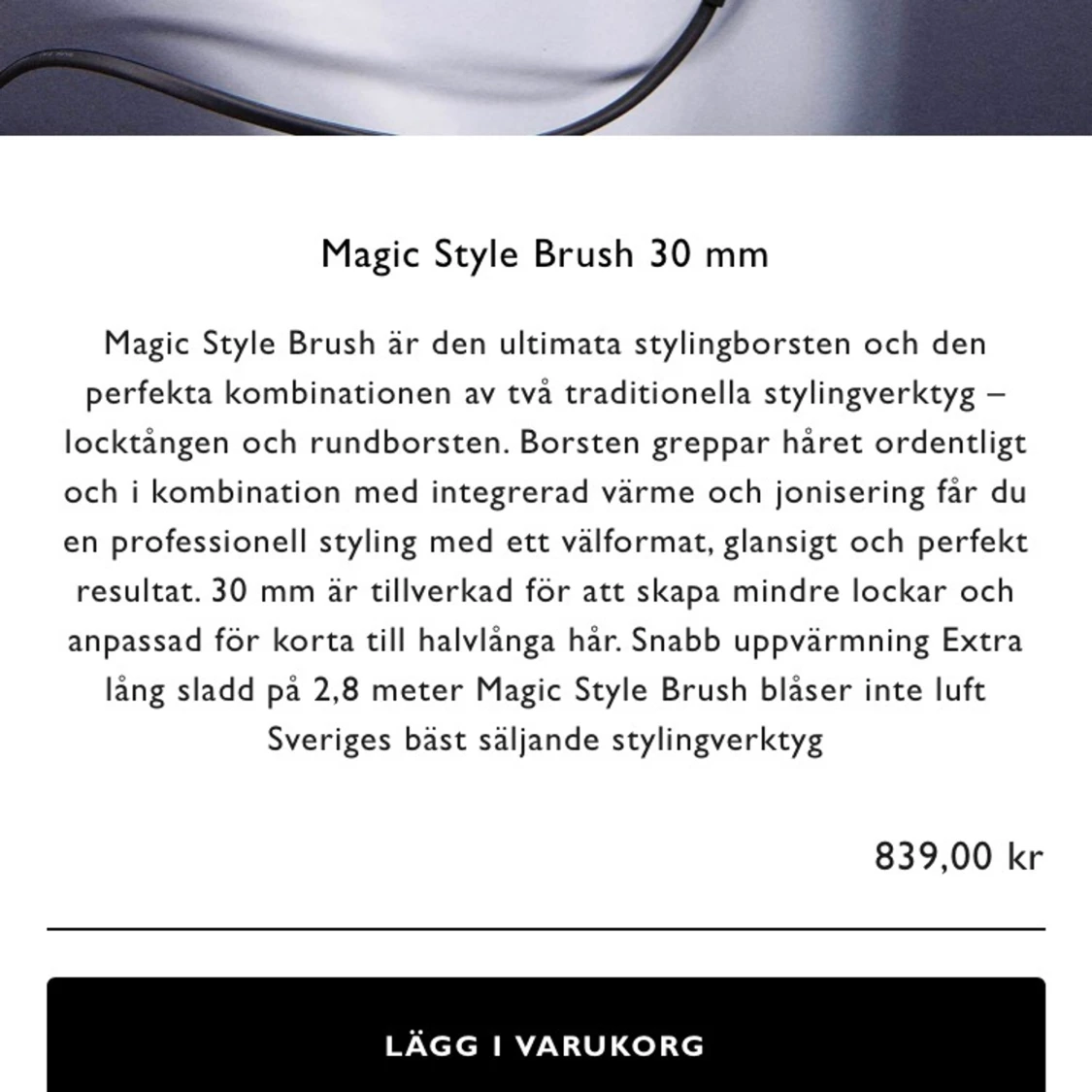 Björn Axén värmeborste - 90