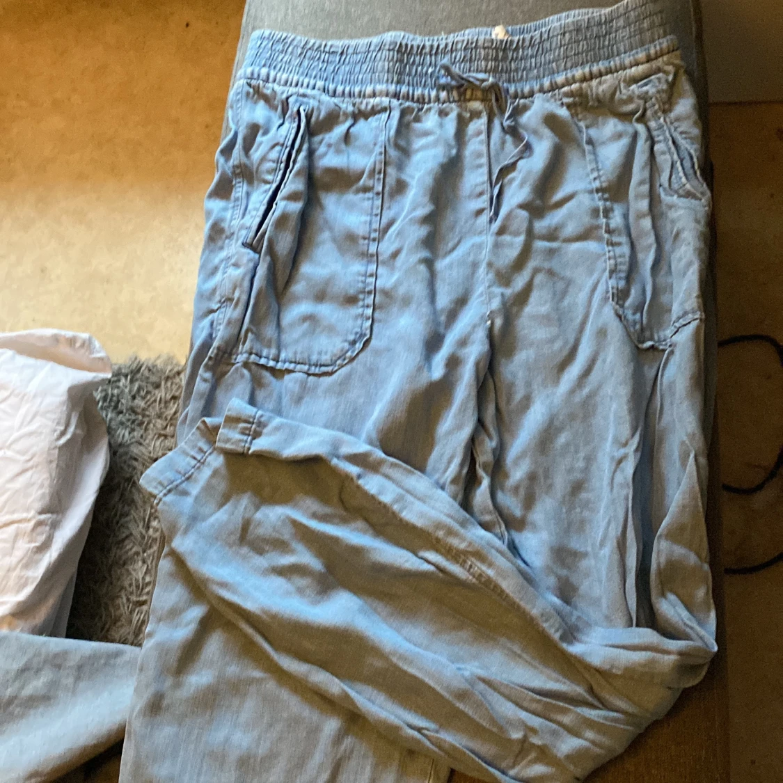 Linne byxor 