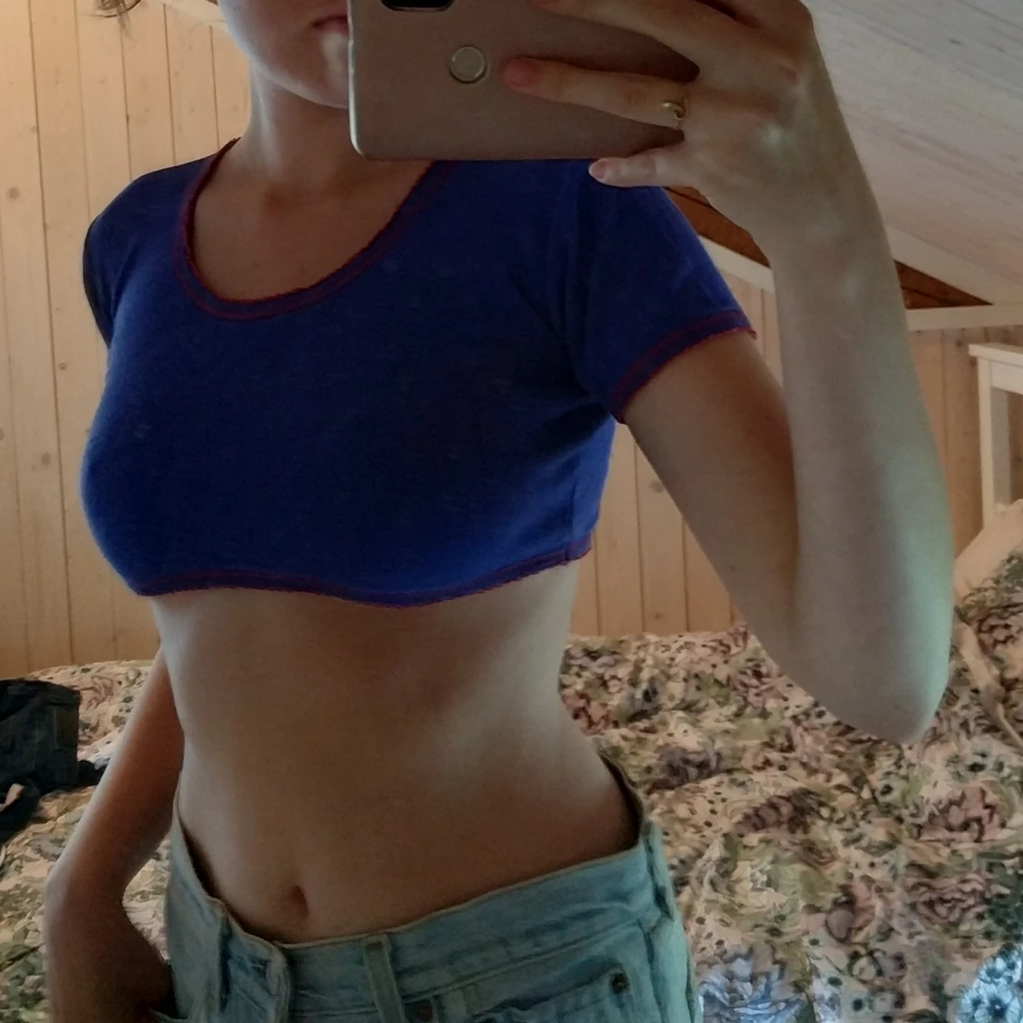 Vintage Fransk Croptop