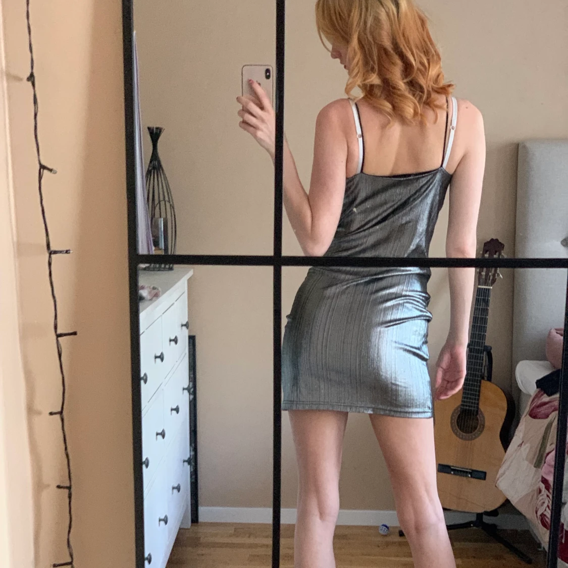 Silver Mini Dress size XS - 91