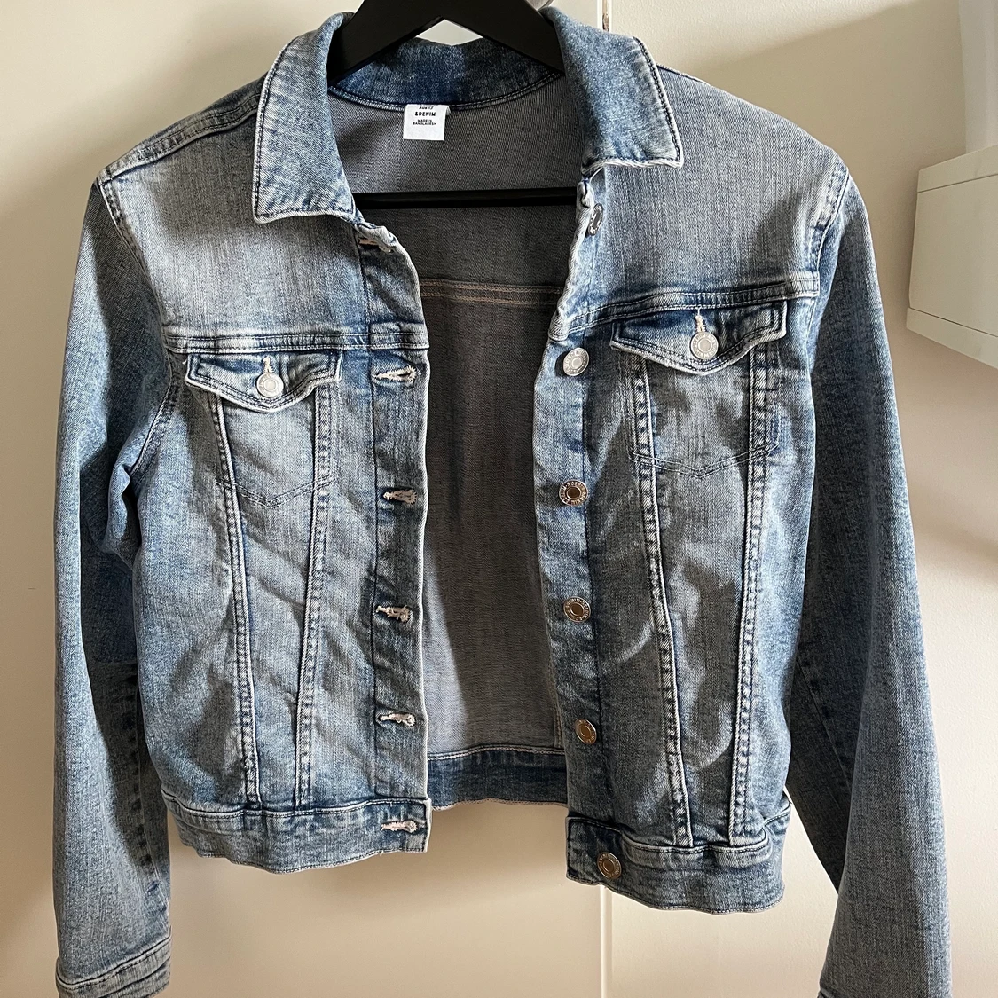 Jeansjacka med tryck Unicorn queen - 90