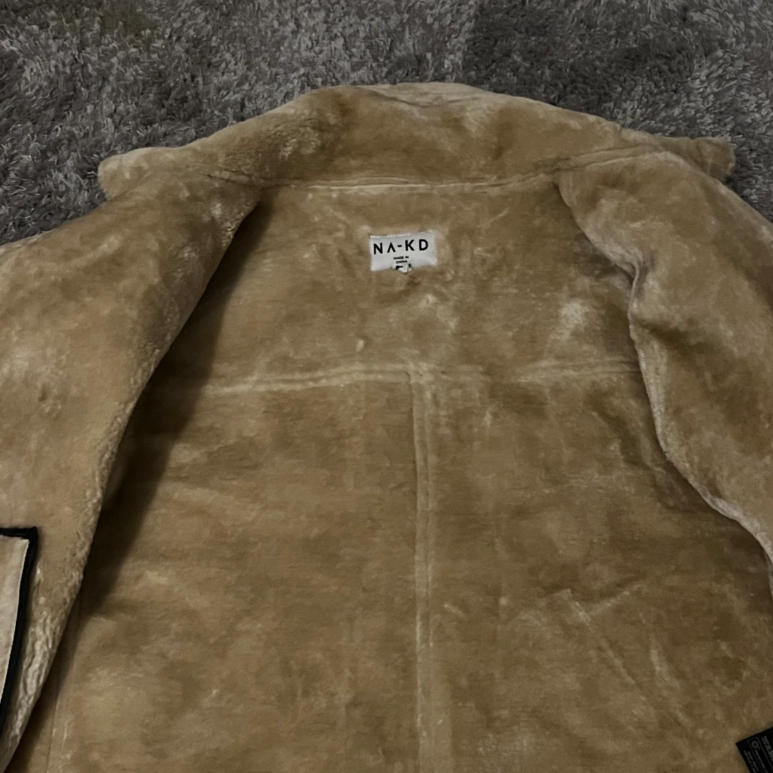 Fodrad läderjacka - 91