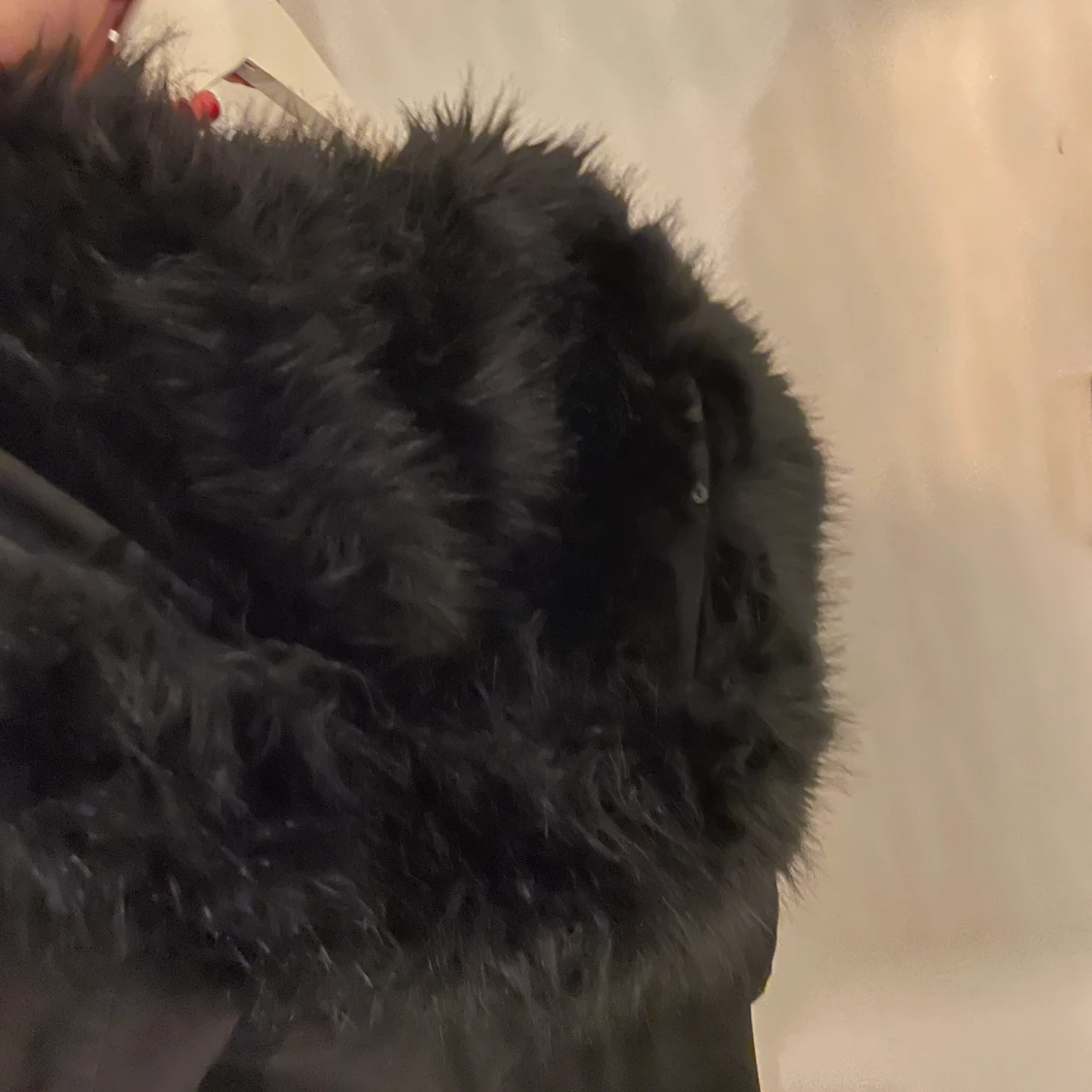 Fluffig vinterjacka  - 90