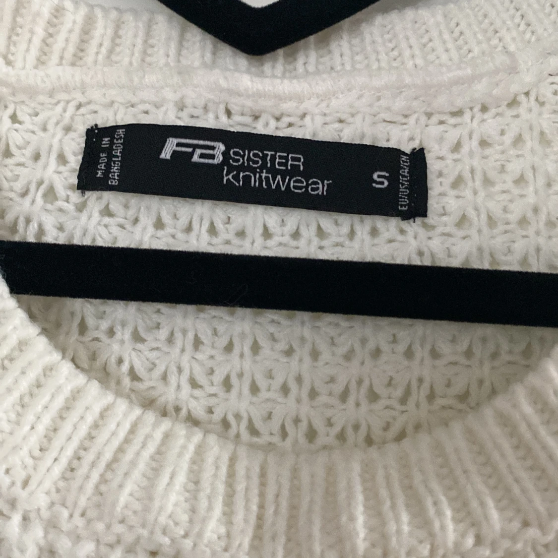 Vit stickad tröja från Newyorker - 91